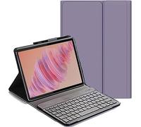 YHFZR Teclado Funda para Lenovo Tab Pad Pro GT 11,1 Pulgada TB710FU - QWERTY Slim Teclado Wireless Keyboard Case con Magnético Desmontable Inalámbrico Bluetooth, Violeta