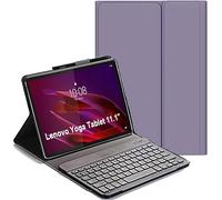 YHFZR Teclado Funda para Lenovo Yoga Tab 11,1 Pulgada Tablet 2025 - QWERTY Slim Teclado Wireless Keyboard Case con Magnético Desmontable Inalámbrico Bluetooth, Violeta
