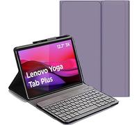 YHFZR Teclado Funda para Lenovo Yoga Tab Plus 12,7'' 2025 - QWERTY Slim Teclado Wireless Keyboard Case con Magnético Desmontable Inalámbrico para Lenovo Yoga Tab Plus 12,7'' Tablet 2025, Violeta