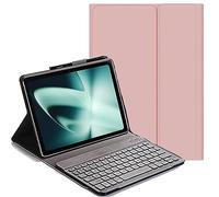 YHFZR Teclado Funda para OnePlus Pad 11,6 Pulgadas, QWERTY Slim Teclado Wireless Keyboard Case con Magnético Desmontable Inalámbrico Bluetooth para OnePlus Pad 11,6 Pulgadas, Rosa