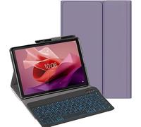 YHFZR Teclado Funda para OnePlus Pad Go 2 Tablet 12,1 Pulgada, (QWERTY English) 7 Colores Desmontable Teclado Wireless Keyboard Case, Violeta