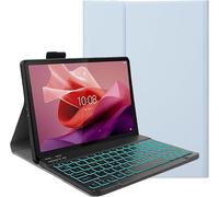 YHFZR Teclado Funda para OnePlus Pad Go 2 Tablet 12,1 Pulgada, (QWERTY English) 7 Colores Desmontable Teclado Wireless Keyboard Case, Azul