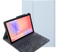YHFZR Teclado Funda para Samsung Galaxy Tab S10 Lite 10,9'' SM-X400/X406 - QWERTY Slim Teclado Wireless Keyboard Case con Magnético Desmontable Inalámbrico Bluetooth, Azul