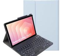 YHFZR Teclado Funda para Samsung Galaxy Tab S11 Tablet 11 Pulgada SM-X730/X736B - QWERTY Slim Teclado Wireless Keyboard Case con Magnético Desmontable Inalámbrico Bluetooth, Azul