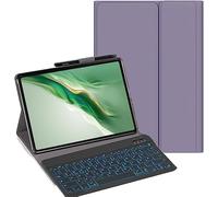 YHFZR Teclado Funda para Xiaomi Redmi K Pad 2 Tablet 8,8 Pulgada 2026, [Español Ñ] 7 Colores Desmontable Teclado Wireless Keyboard Case, Violeta