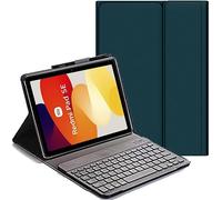YHFZR Teclado Funda para Xiaomi Redmi Pad SE - QWERTY Slim Teclado Wireless Keyboard Case con Magnético Desmontable Inalámbrico Bluetooth para Xiaomi Redmi Pad SE 11 Pulgada, Verde