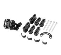 YHGGDN Abrazadera Montaje Manillar De La Motocicleta Risers para Sur-Ron Light Bee X S L1E Manillar Riser Clamp Mount Kit Adaptador Atrás Mover 2 Uds(Negro 2)