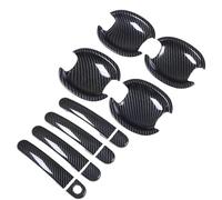YHGGDN Embellecedor Cubierta Embellecedor Para Manija De Puerta Auto Para Skoda Para Yeti 2009-2017 Fundas Protectoras Aspecto Fibra Carbono Manija Puerta Exterior Coche(negro 5)
