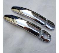 YHGGDN Embellecedor Cubierta Embellecedores Para Manijas De Puerta Exteriores Coche Para TT 8j 8n MK1 MK2 8 J N MK 1 2 Cubiertas Decorativas Cromadas Pegatinas Manija Puerta Exterior Coche(Plata 1)