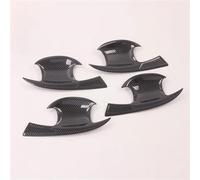 YHGGDN Embellecedor Cubierta Embellecedores Para Manijas De Puerta Exteriores Para Kia Para Seltos K3 2019-2022 (Volante A La Derecha) Pegatinas Decorativas Manija Puerta Exterior Coche(negro 2)
