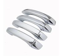 YHGGDN Embellecedor Cubierta Embellecedores Para Manijas De Puerta Exteriores Para MG ZS 2017-2020 2021 2022 Embellecedores Decorativos Pegatinas De Estilo Manija Puerta Exterior Coche(Plata 2)