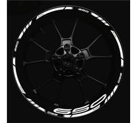 YHGGDN Pegatinas Reflectantes para Llantas Adhesivos para Ruedas De Motocicleta para Kawasaki Z650 Z 650 De 17 Pulgadas, Adhesivos Reflectantes para Llantas, Cinta De Rayas(Color20)