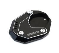 YHGGDN Placa De Soporte De Extensión De Soporte Lateral para Kawasaki para Versys650 para VERSYS 650 2011-2024 Almohadilla de ampliación(Negro)
