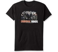 YHGsed233 Men's Criminal Minds The Brain Trust T-Shirt Black L