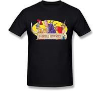 YHGsed233 Men's Horrible Histories T-Shirt Black XL