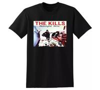 YHGsed233 The Kills T Shirt Midnight Boom Vinyl CD Cover Black L