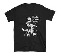 YHGsed233 William S. Burroughs - Read a Book - Black t-Shirt Black M
