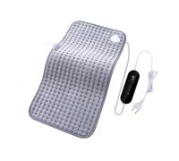 YHHLWXMDZ Almohadilla Térmica Portátil para Cuello, Hombros y Espalda, Manta Electrica para Invierno, 9 Niveles y 4 Tiempo, para Usar en Casa o en la Oficina(16.9x39.3in/50x100cm)
