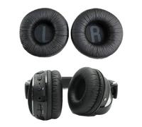 YHIJSR 1 par de Almohadillas compatibles con JBL Tune600BT T660NC T510BT T500 T450BT Almohadillas de Repuesto para Auriculares en Cuero PU y Esponja Negro