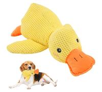 Yhjxly Pato Juguetes para Perros, Pato de Cuac Cuac Juguetes para Perros, 32 cm Pato de Peluche, Juguetes Anti Estrés para Perros Pequeños, para Cachorros Juguete de Peluche para Perros Creativo
