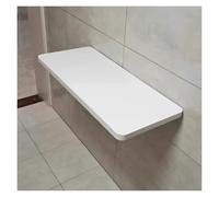 YHKJLYH Escritorio Flotante de Pared - Mesa Colgante para balcón, Mesa de Comedor Plegable para casa, Oficina, Cocina, lavandería - Diseño Funcional Que Ahorra Espacio, Blanco (40 x 25 cm)