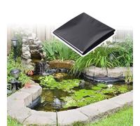 YHKJLYH Estanque Jardin Lona Estanque prefabricado plastico Negro para huerto, Lona Impermeable de HDPE Negra para estanques de jardín, 11 m x 18 m, Resistente a los Rayos UV y a la Intemperie, Idea