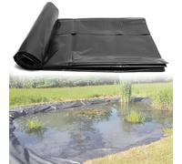 YHKJLYH Estanque Jardin Lona Estanque prefabricado plastico Negro para huerto, Membrana Impermeable Flexible Negra de 0,12 mm de Espesor para estanques pequeños, Fuentes, cascadas y protección de es