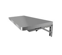 YHKJLYH Mesa Plegable de Acero Inoxidable con Hojas abatibles para Montar en la Pared: Mesa de Comedor y Banco de Trabajo Que Ahorra Espacio, fácil de Instalar para lavandería y Restaurante.