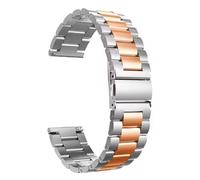 YHMOO Correas de reloj de acero inoxidable para Moonswatch, correa de metal compatible con Omega X Swatch Moonswatch Speedmaster, correa de repuesto Swatch Omega de liberación rápida, 20 mm, Plata y