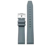 Yhmoo Correas de reloj para reloj Moonswatch de goma para Omega x Swatch MoonSwatch de 20 mm Rolex Seiko Watch Carbon Firbe Grain Silicone Men con pulsera de repuesto de acero inoxidable, pulsera