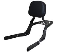 YHMOTO - Respaldo Sissybar del pasajero con portaequipajes para Honda Shadow Aero 750 VT750C 2004-2023 (negro)