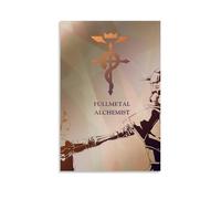 YHNGFDSKNB Fullmetal Alchemist 5 Classic Anime Series - Póster decorativo para pared, pintura para dormitorio, 40 x 60 cm, estilo sin marco