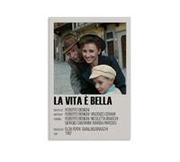 YHNGFDSKNB La Vita È Bella Modern Classics Movies TV Series Lienzo Póster Arte de Pared Pintura Decorativa Dormitorio Pintura Pósteres 12x18 pulgadas (30x45cm) Estilo Sin Marco