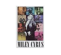 YHNGFDSKNB Miley Cyrus Singer - Póster de la serie musical de álbum de música para pared, pintura decorativa para dormitorio, 30 x 45 cm, estilo sin marco