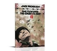 YHNGFDSKNB One Flew Over The Cuckoo's Nest - Póster decorativo para pared, diseño de películas clásicas modernas, serie de televisión, póster decorativo para dormitorio, 60 x 90 cm, estilo marco