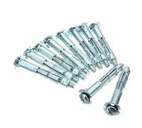 YHNNH, 3 uds, pernos de expansión, juego de pernos de expansión pesados, anclaje de pared, herramienta de ajuste de Metal, Kit surtido de tornillos de anclaje de accionamiento hueco(M5x37mm)