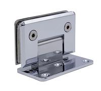 YHNNH, Abrazadera de puerta de vidrio de un solo lado, borde biselado de ángulo recto de acero inoxidable 304, Hardware for cuarto de ducha de Hotel, bisagra de vidrio de 90 grados