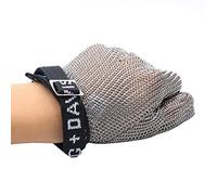 YHNNH accesorios de jardinería, Guantes anticorte de acero inoxidable, resistentes a cortes, guantes seguridad for chef y carnicero, for cortar carne, pelar ostras rebanar patatas(1pcs/XS)