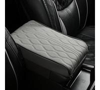 YHNNH Almohadillas reposabrazos, para Benz GLB 7 Places (Avec poches Filet Des Deux côtés) 2020-2024 Funda Protectora De Microfibra Reposabrazos De Consola Central De Coche Accesorios,Grey
