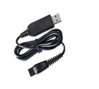 YHNNH Cargador de 2 Clavijas con Enchufe UE/EE. UU., Compatible con afeitadoras Philips HQ8505/6070/6075/6090(USB)