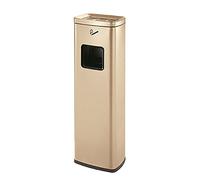 YHNNH, Cenicero de acero inoxidable, poste de almacenamiento de colillas de cigarrillos de pie cuadrado for patio al aire libre, cenicero contemporáneo a prueba de viento con soporte for receptáculo(G