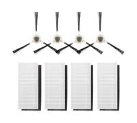 YHNNH Cepillos Laterales y filtros HEPA compatibles con aspiradoras Robot Lefant Serie M210, N1, OKP y K2.(M210P-12cm Filter)