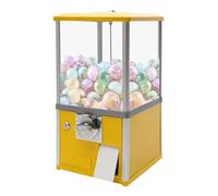 YHNNH, Dispensador De Gumball, Dispensador De Bolas Hinchables PS for Niñas, Niños, Tiendas De Juegos En Casa, Fiesta Infantil De Navidad,Rojo(Yellow)