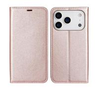 YHNNH Funda con Tapa para iPhone 17/17 Pro/17 Air/17 Pro MAX, Funda De Piel con Cierre Magnético Y Protección Interna Suave contra Caídas.,17pro MAX,Pink