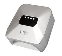 YHNNH, Lámpara de uñas de Gel LED inalámbrica, secador de uñas inalámbrico recargable de 48W, lámpara de curado rápido de esmalte de uñas de 7800mAH, herramientas de manicura Pro Nail Art(Silver)