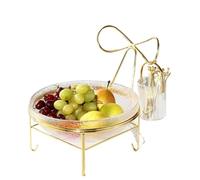 YHNNH, Mesa de centro for habitación, plato de fruta de gran capacidad for el hogar, soporte for frutas, se pueden separar platos de cuenco de fruta