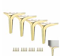 YHNNH, Patas for muebles, patas de sofá de metal, paquete de 4 patas for muebles, patas de gabinete triangulares modernas, patas de soporte for mesa de centro, reemplazo de bricolaje for gabinete, sof