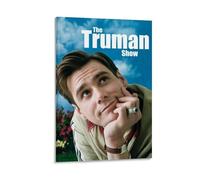 YHNNH Póster de pared retro de The Truman ShowRetro de estilo clásico, decoración perfecta para biblioteca, bar o cine en casa, 20 x 30 cm, estilo marco