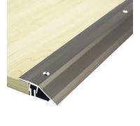 YHNNH Rampa de umbral de Aluminio - Tira de transición Antideslizante for Laminado a Alfombra/Azulejos, 90 cm(Champagne)