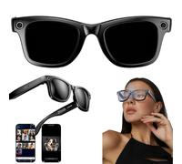 YHNNH Reconocimiento de Fotos, Vídeo, Llamadas Bluetooth, Música, Preguntas y respuestas con IA, Grabación, Gafas Unisex, Sincronización App móvil, con cámara HD(Parent,A)